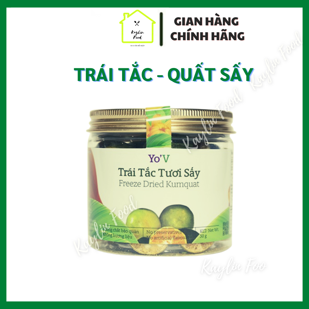 Trái Tắc Sấy Vinamit YoV Trái Tăc Thật Hương Vị Thật