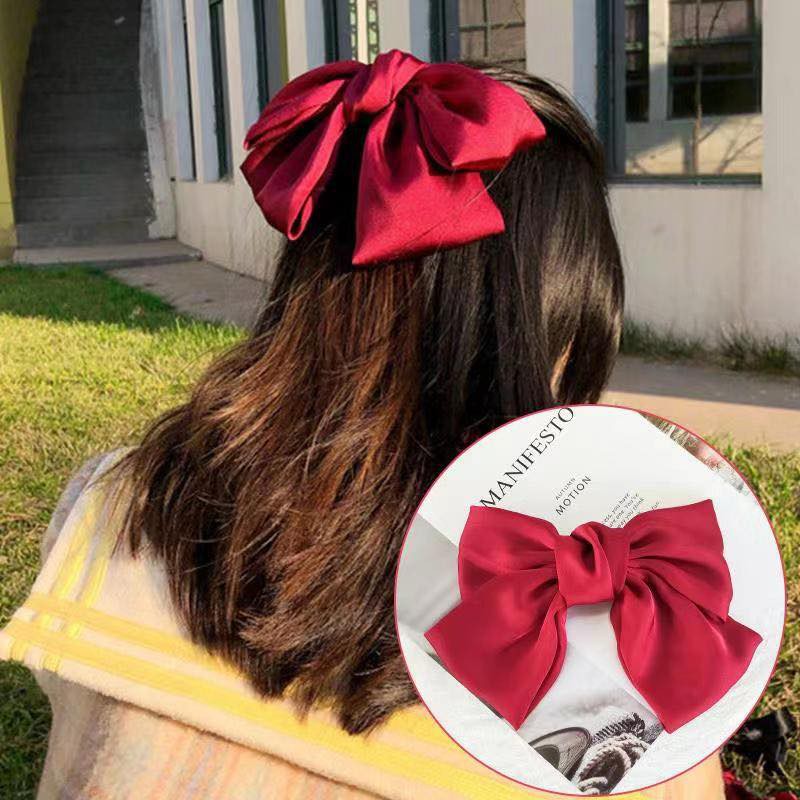 [HCM]Cài kẹp tóc nơ BẢN TO tiểu thư công chúa