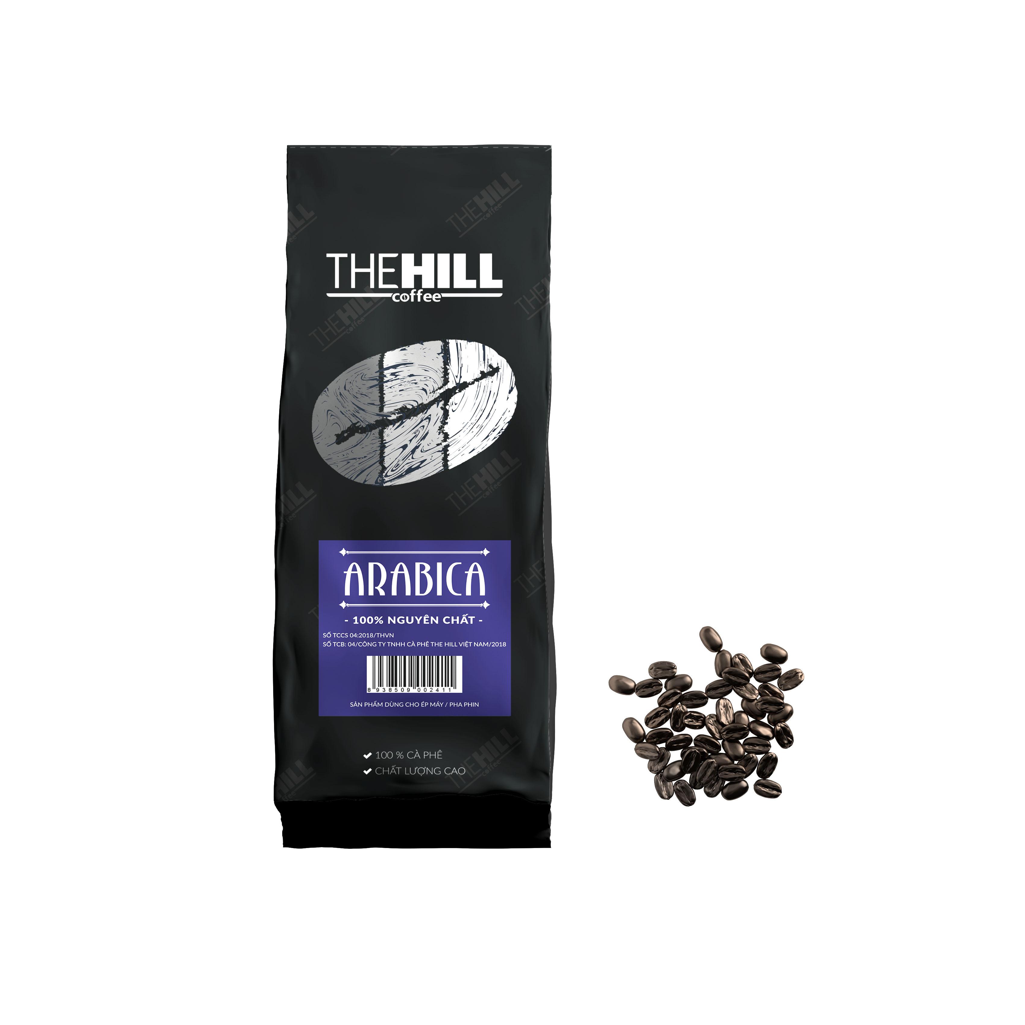 Cà phê blend gu truyền thống - nguyên hạt 500g - cafe the hill việt nam
