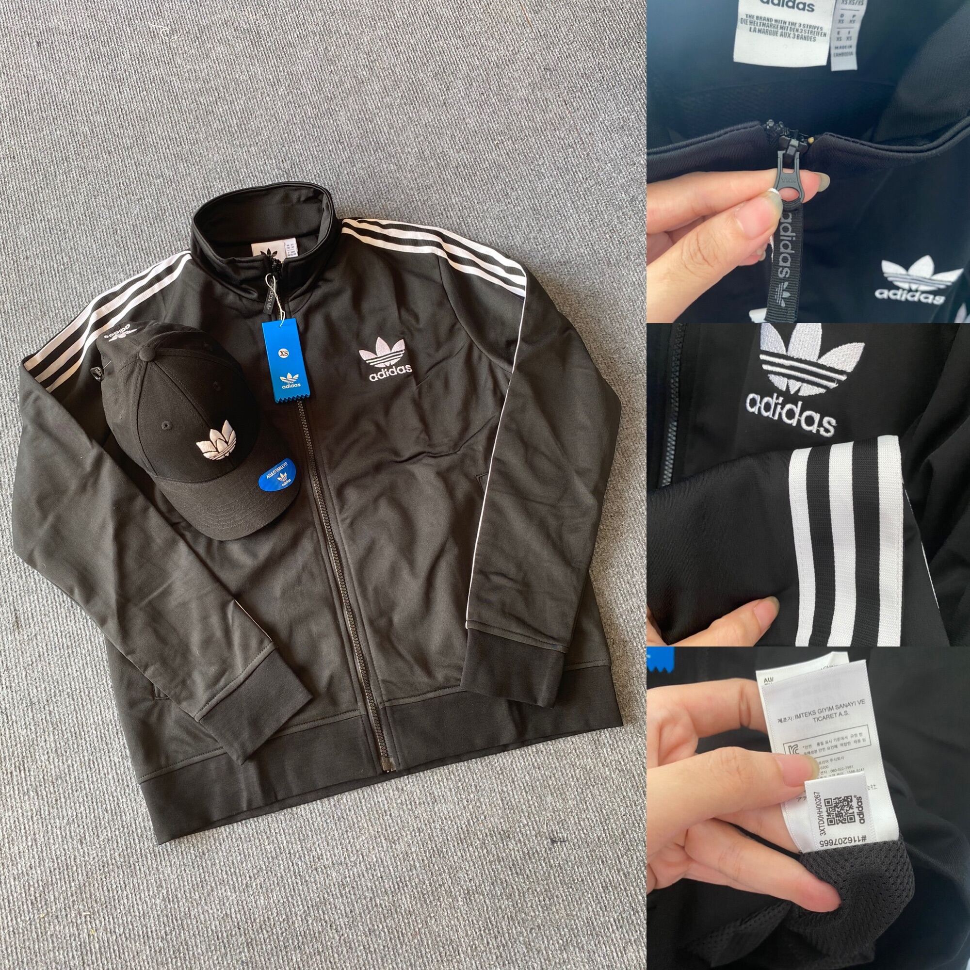 Áo Khoác Adidass Track Jacket lót lưới chuẩn Auth