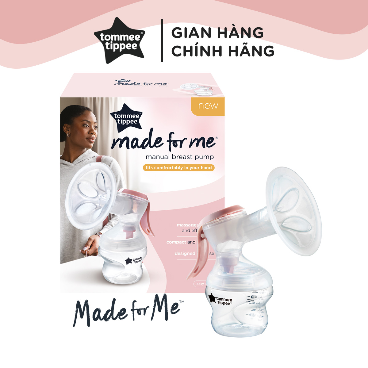 Máy hút sữa bằng tay Tommee Tippee Made for Me