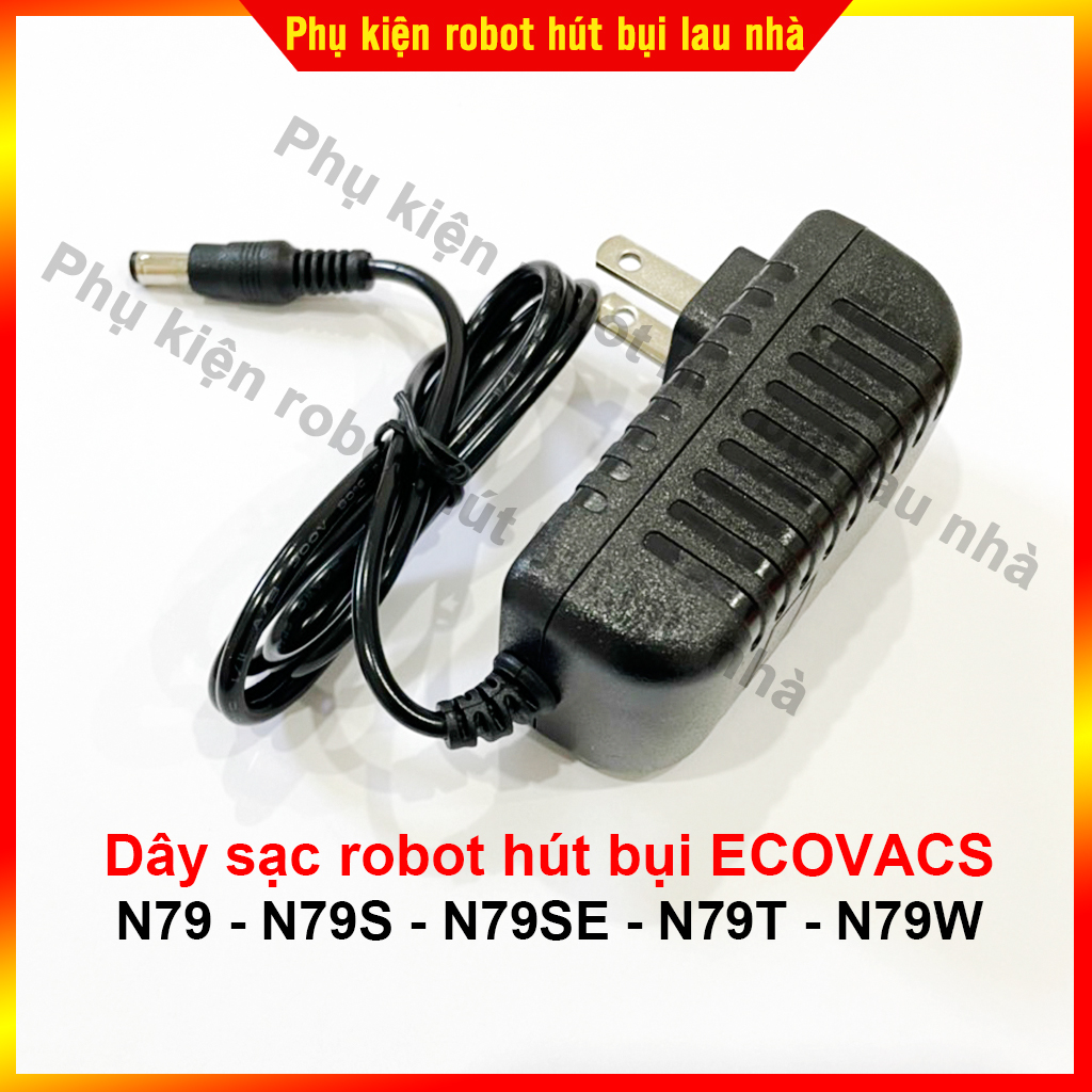 Dây sạc robot hút bụi ecovacs n79 - n79s - n79se - n79t - n79w