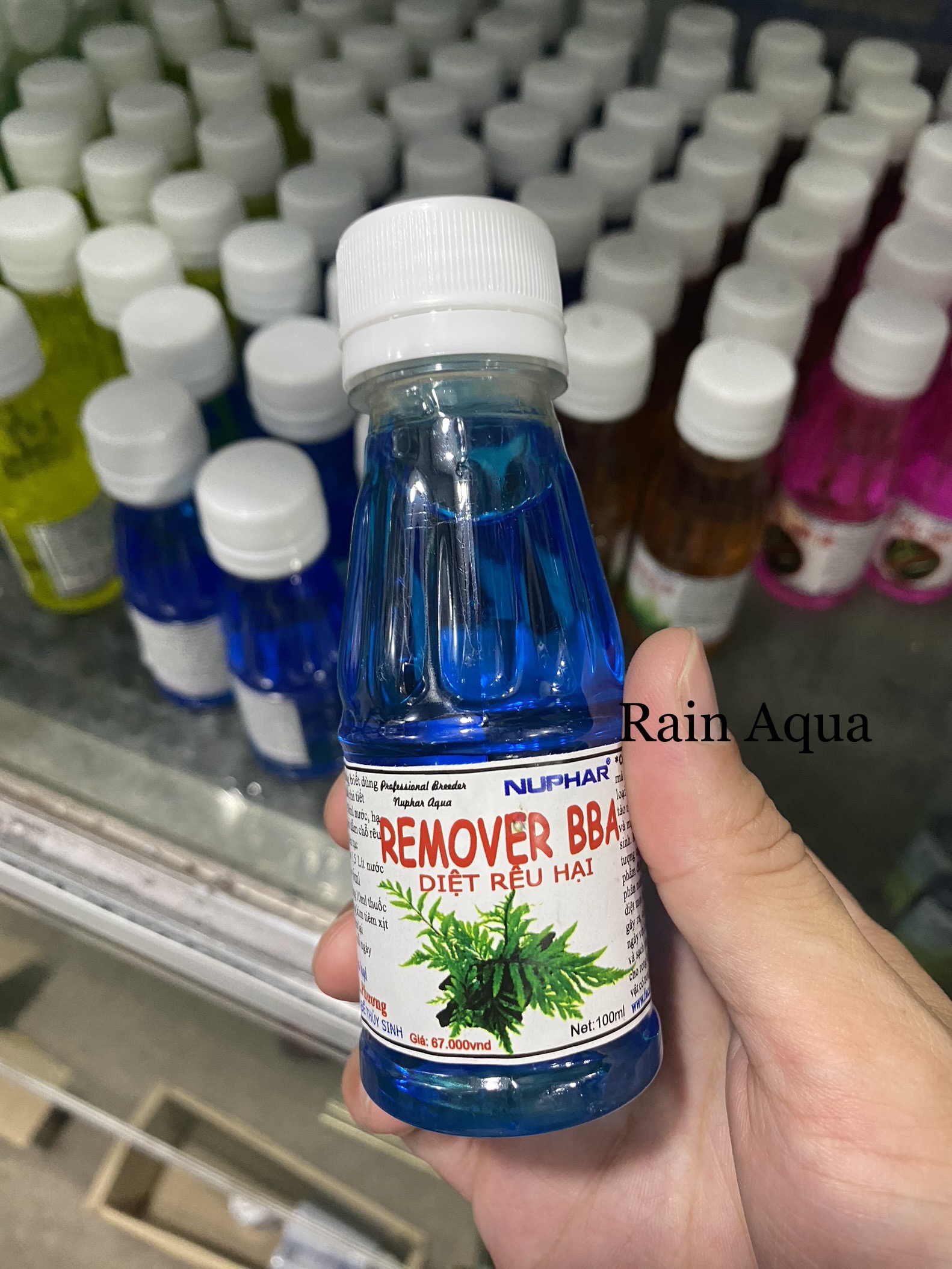 Nuphar - remove bba | chế phẩm diệt rêu hại cho bể cá cảnh, thuỷ sinh chai 100ml