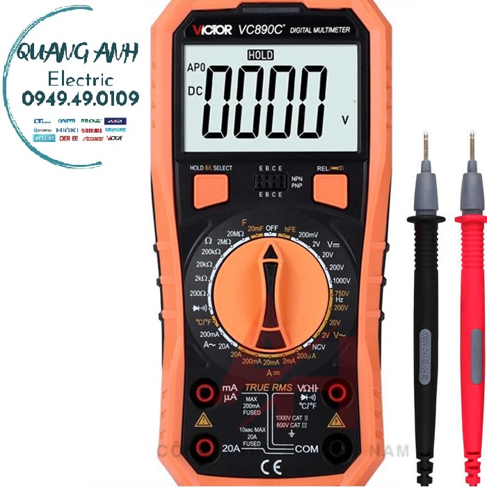 Victor vc890c + đồng hồ vạn năng điện tử victor vc890c+