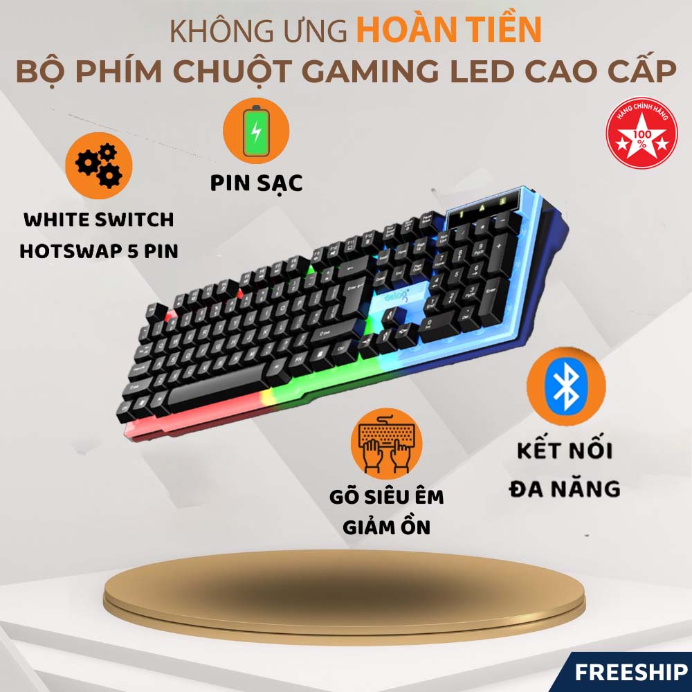  Bàn Phím Cơ Gaming Deiog DY-707 Gaming có Led Chống nước 