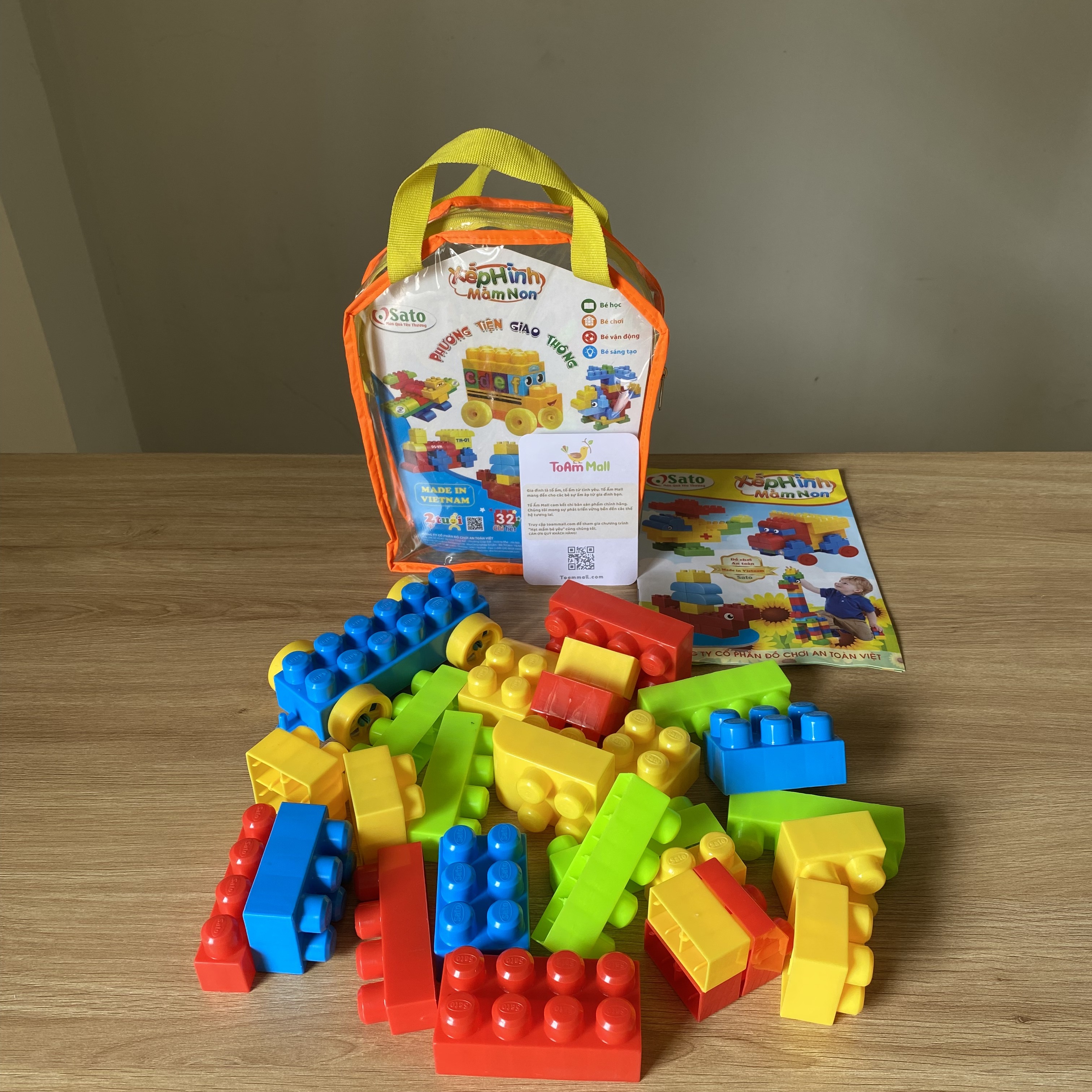 BÉ VUI CHƠI XẾP HÌNH MẦM NON 32CT