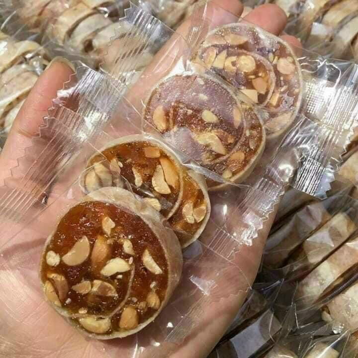 Kẹo khóm sên tắc cuộn bánh tráng 500g