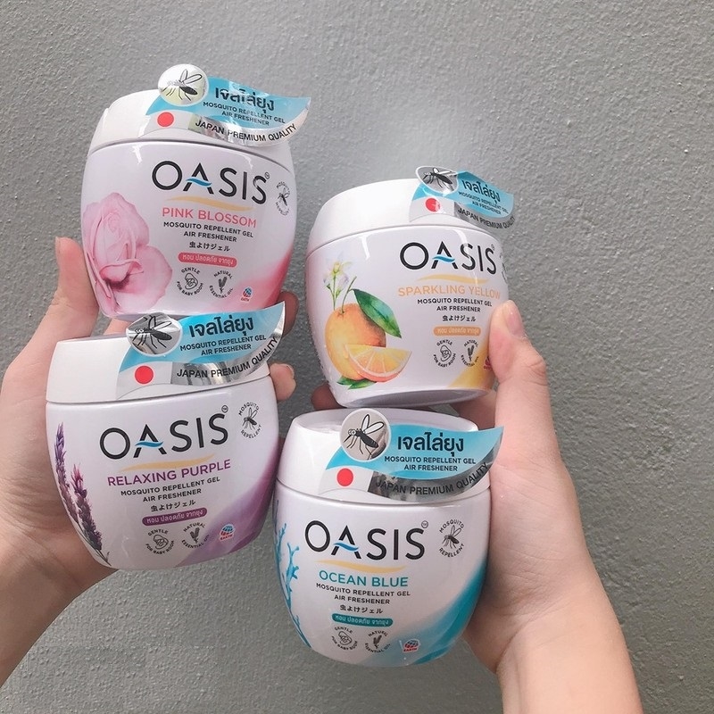 [HCM]Sáp thơm đuổi muỗi OASIS 180g Thái Lan - Sáp thơm diệt côn trùng - Sap thom