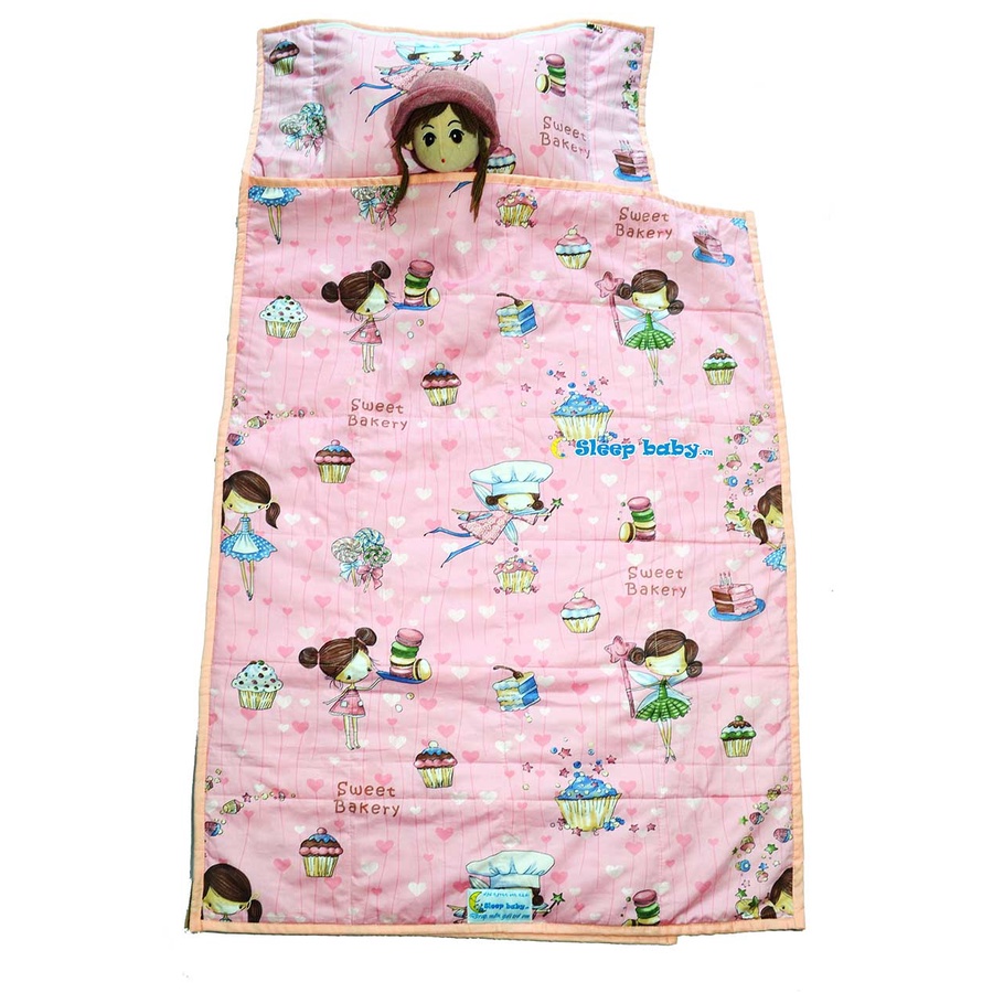 Nệm Liền Chăn (Túi ngủ mùa hè) Cho Bé Hình Công Chúa Bánh Kem Sleepbaby