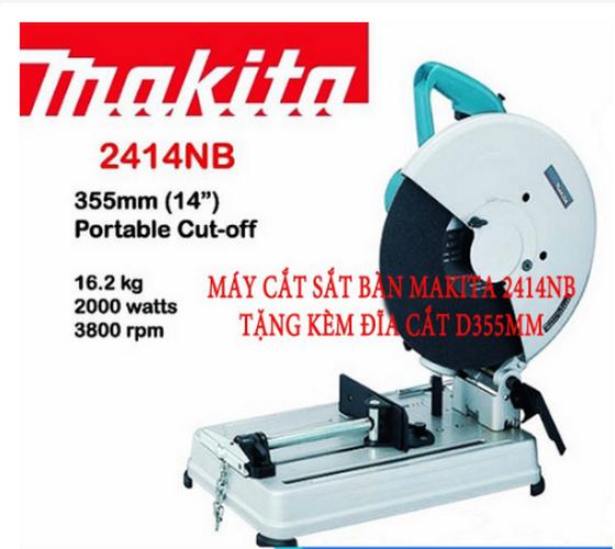 Máy cắt sắt bàn makita 2000w 2414nb máy cắt bàn