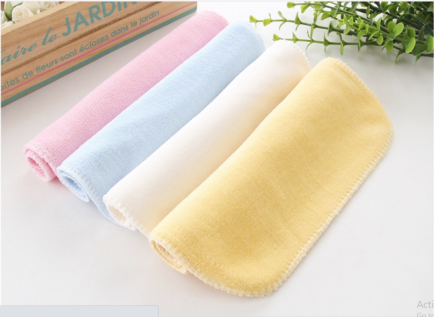 KHĂN MẶT NHUNG ĐA NĂNG CHO BÉ SƠ SINH 20X20CM