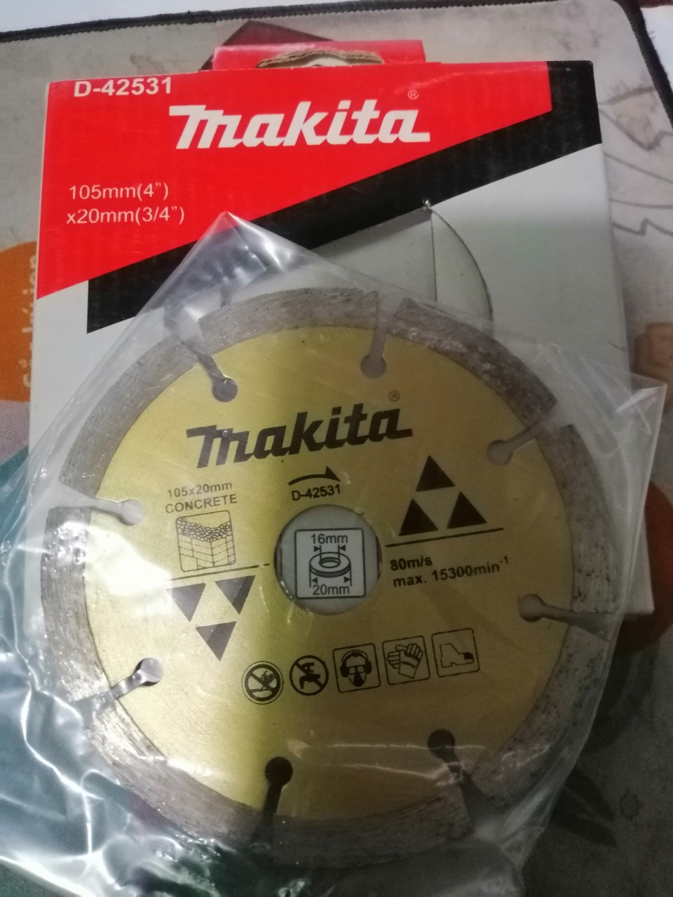 Lưỡi cắt gạch makita 105mm d-42531
