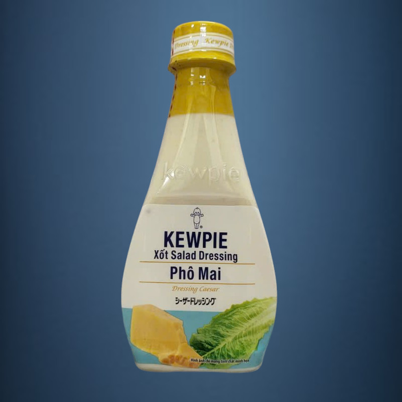 KEWPIE - chai TRẮNG 210ml - SỐT PHÔ MAI CAESAR Salad Dressing