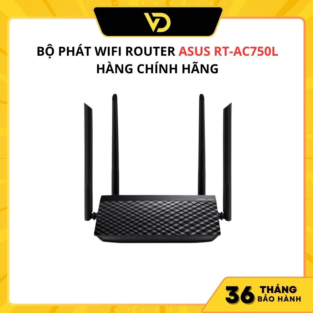 ROUTER ASUS RT-AC750L ( 2 BĂNG TẦN)