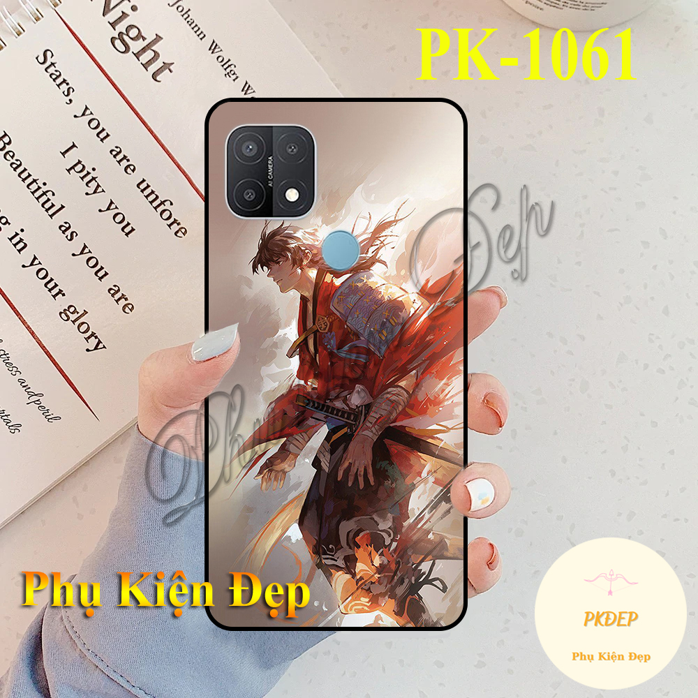 [HCM]Ốp lưng Oppo A15 -  Ốp dẻo đen in hình Anime