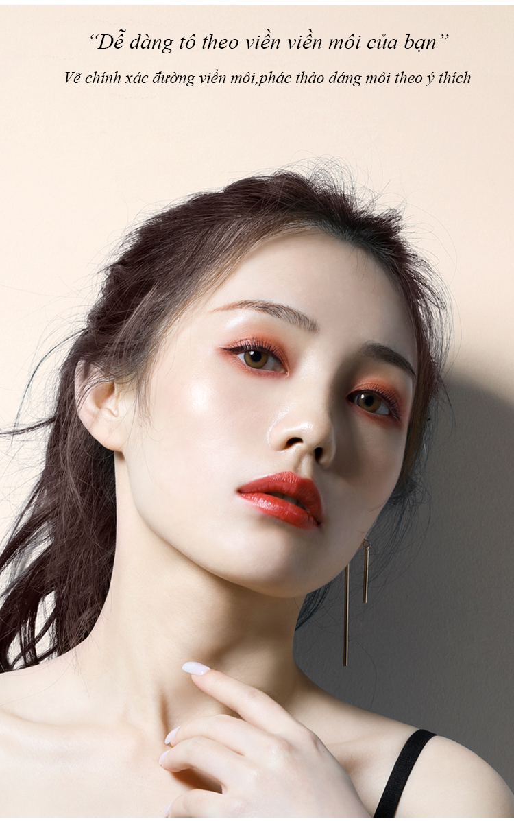 Chì kẻ viền môi 619 đỏ thẩm siêu xinh ,bền màu ,lâu trôi 2