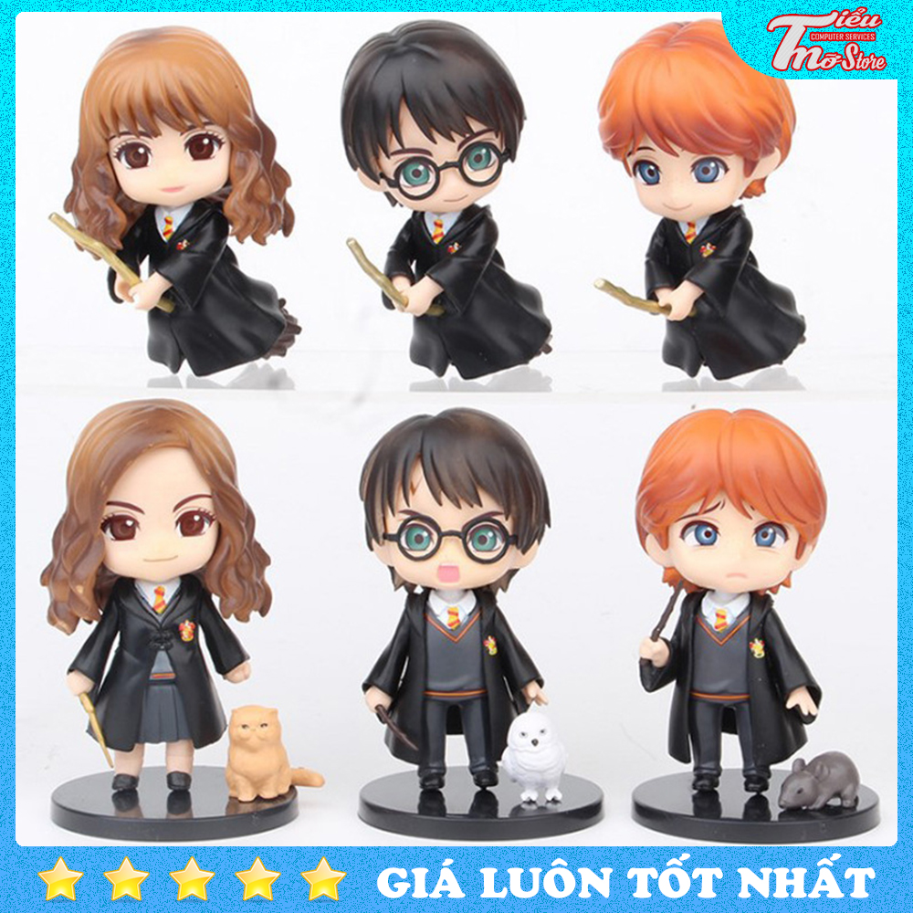 Mô hình 3 nhân vật HARRY POTTER - RON - HERMIONE
