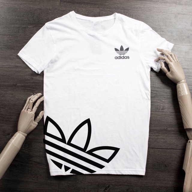 Áo thun unisex lá xéo 3 màu