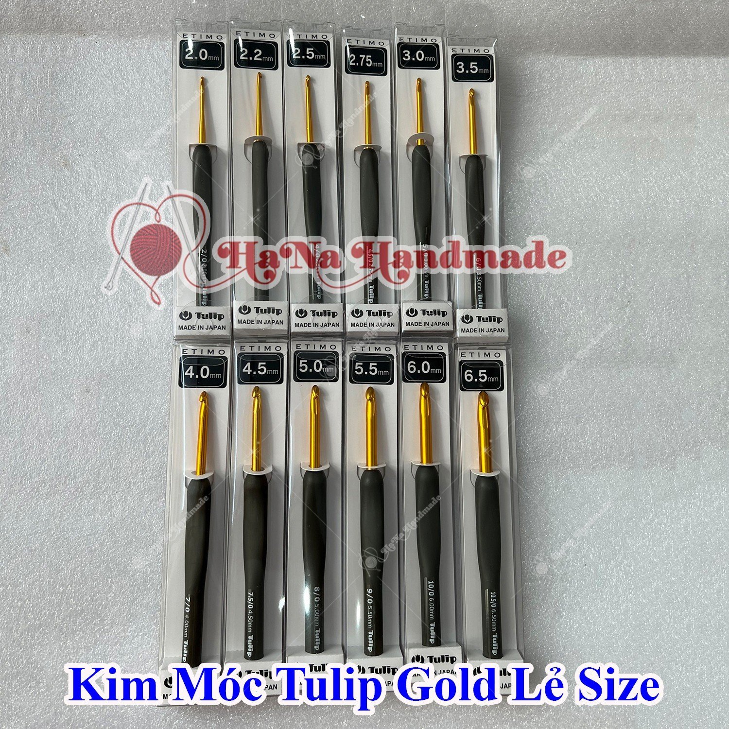 Kim móc tulip Gold lẻ size / kim móc Tulip xám