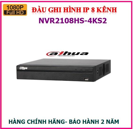 Đầu ghi hình dahua 8 kênh nvr2108hs-4ks2