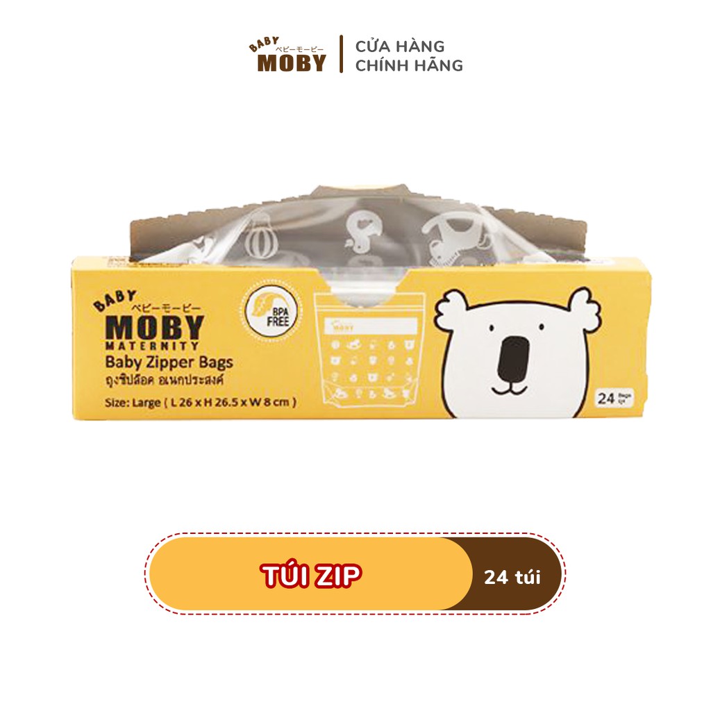 Túi zip đa năng Baby Moby