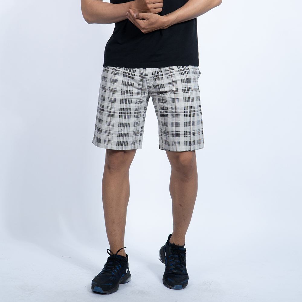 Quần Short lưng thun nam kẻ sọc caro Novelty 1811710
