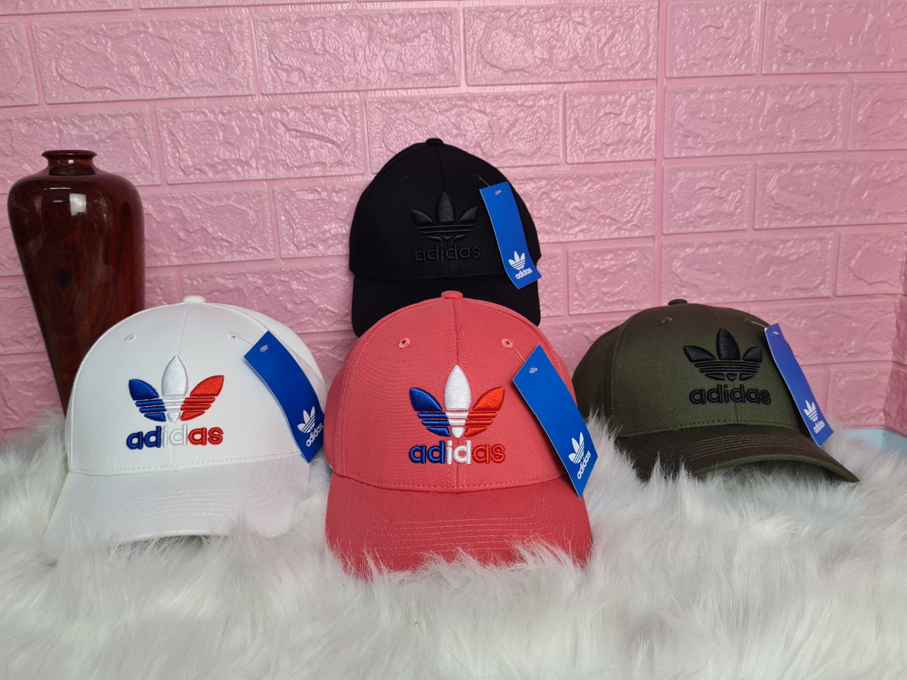 Chuẩn Hàng VNXK Mũ lưỡi trai  ⚡️A.D.i.d.a.s Logo thêu 3 màu⚡️ " Freesize  ✨FreeShip✨ Mũ nón thời trang nam nữ Unisex