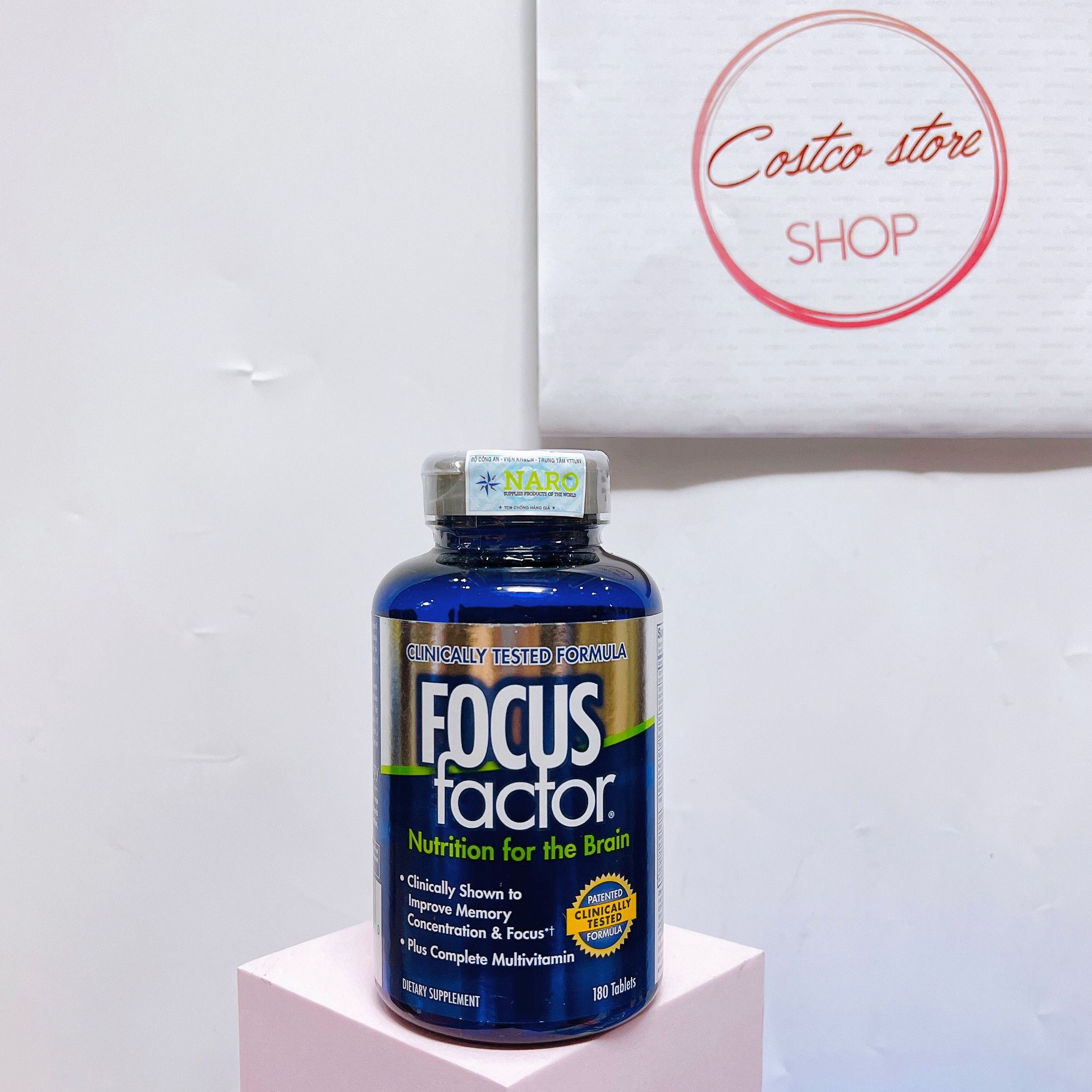 Viên uống bổ não focus facto 180 viên mỹ date 2025