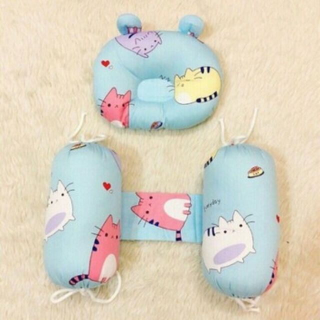 [Hàng Loại 1] Bộ Gối Chặn Bông Sơ Sinh Cho Bé - Hàng Việt Nam