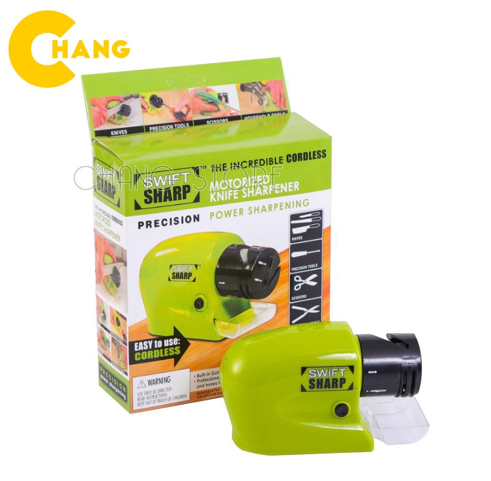 Máy mài dao kéo tự động swift sharp chạy bằng pin, nhỏ gọn, tiện lợi