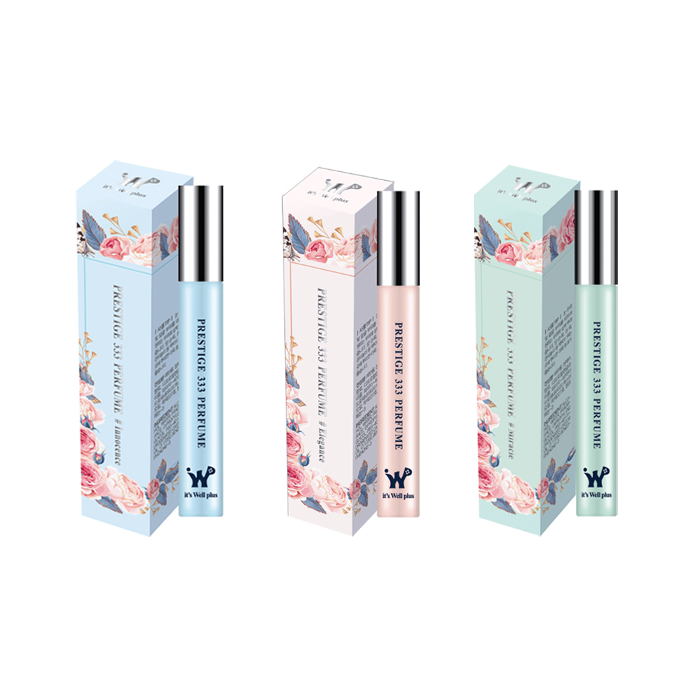 Set 3 Nước Hoa Nhỏ Gọn Tiện Dụng Prestige 333 It's Well Plus (Dung Tích: 9ml/Chai)