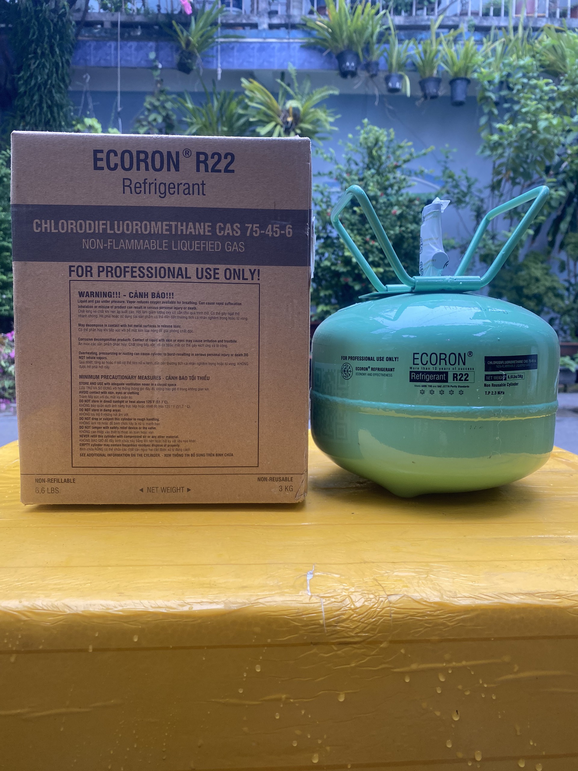 Gas lạnh r22 ecoron