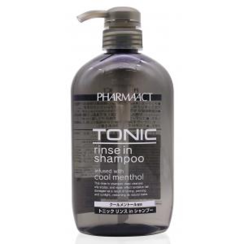 Dầu gội dưỡng tóc cho nam Pharmaact Tonic Rinse in Shampoo 600ml xuất xứ Nhật Bản