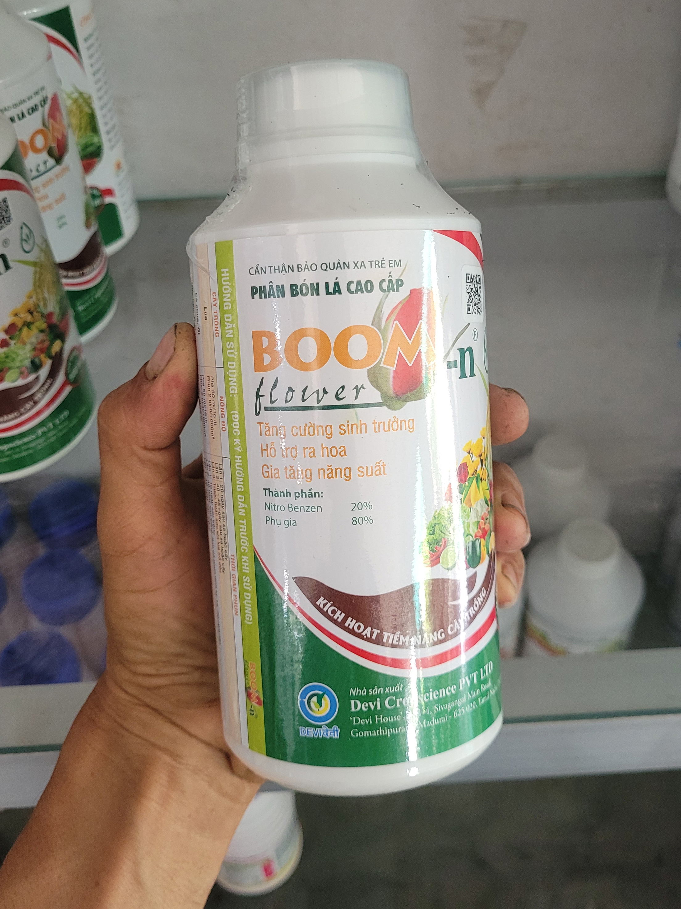 Phân bón lá Boom Flower 500ml chính hãng Lộc Trời
