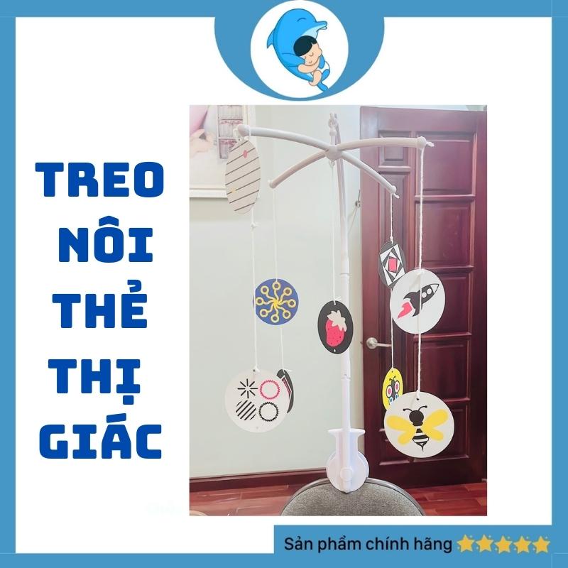 Treo nôi thẻ kích thích thị giác cho bé giúp bé chơi tự lập