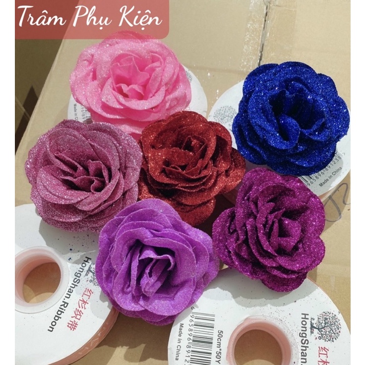 Hoa sáp nhũ bông to hàng đẹp L1