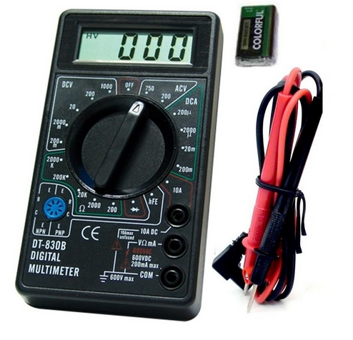 [HCM]Đồng hồ đo vạn năng cho thợ điện tử DT-830B (Đen ..."đồng hồ đo điện vạn năng dt830b"Đồng hồ đo điện vạn năng kỹ thuật số Digital Multimeter PKK703 Đồng Hồ Vạn Năng Kỹ Thuật Số DT-830B