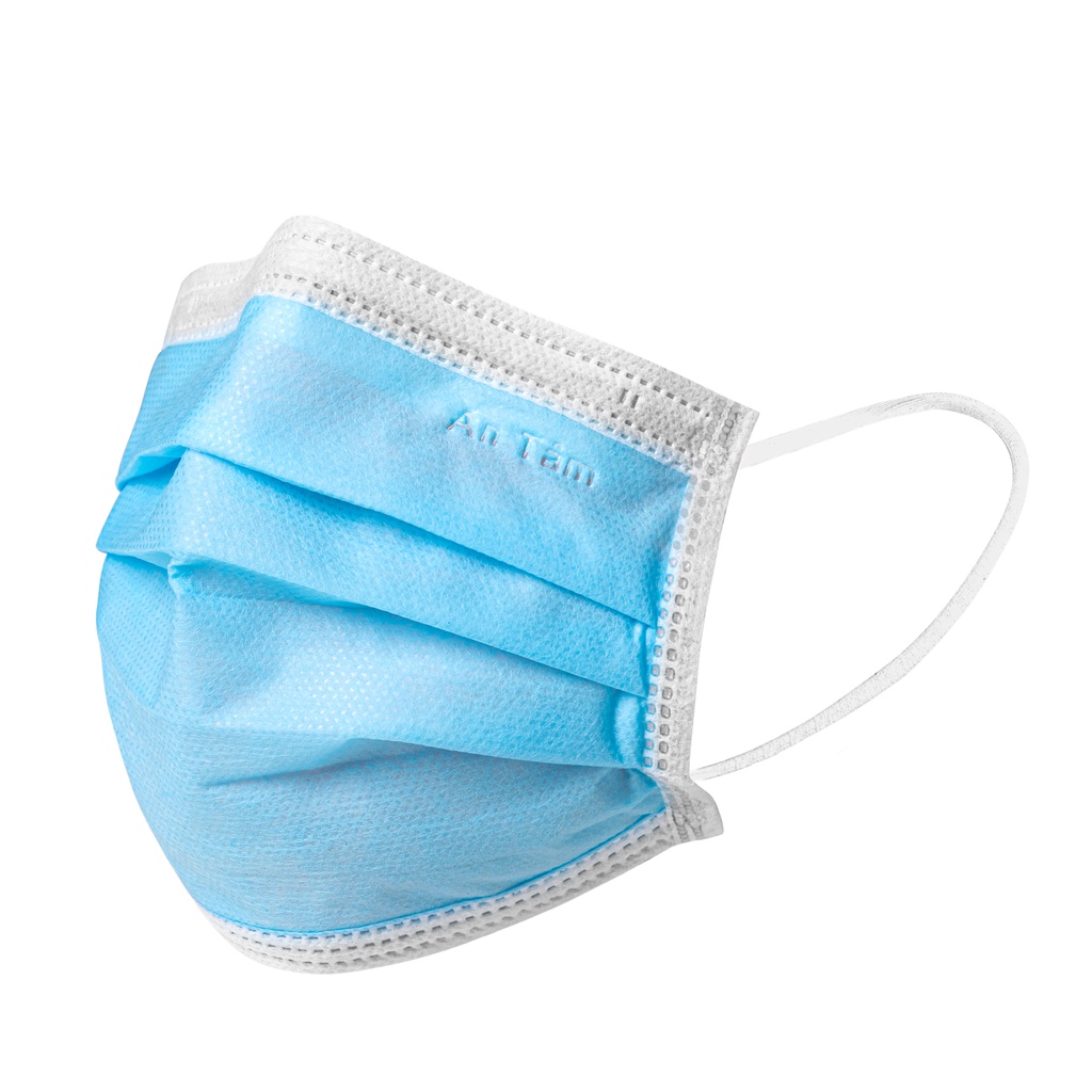 Combo 3 hộp khẩu trang y tế 4 lớp Giấy kháng khuẩn Chính Hãng AN TÂM Hộp 50 cái