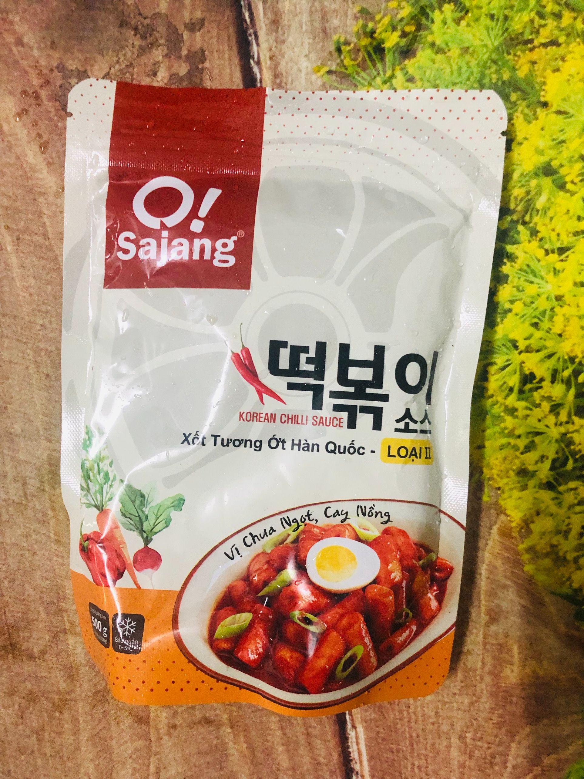 500g sốt tương ớt nấu tokbokki số 2 vị chua ngọt cay nồng
