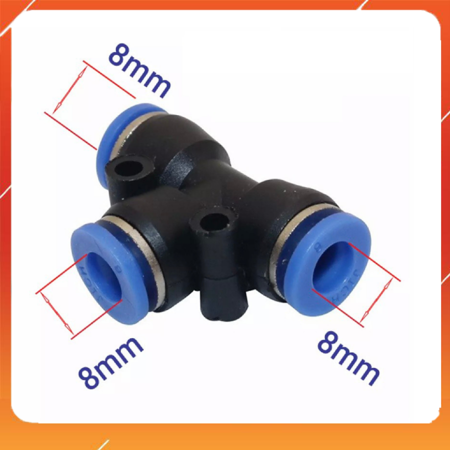 T nối nhanh 8mm- combo 10