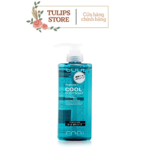 Sữa tắm pharmaact cool 600ml - hàng nhật nội địa