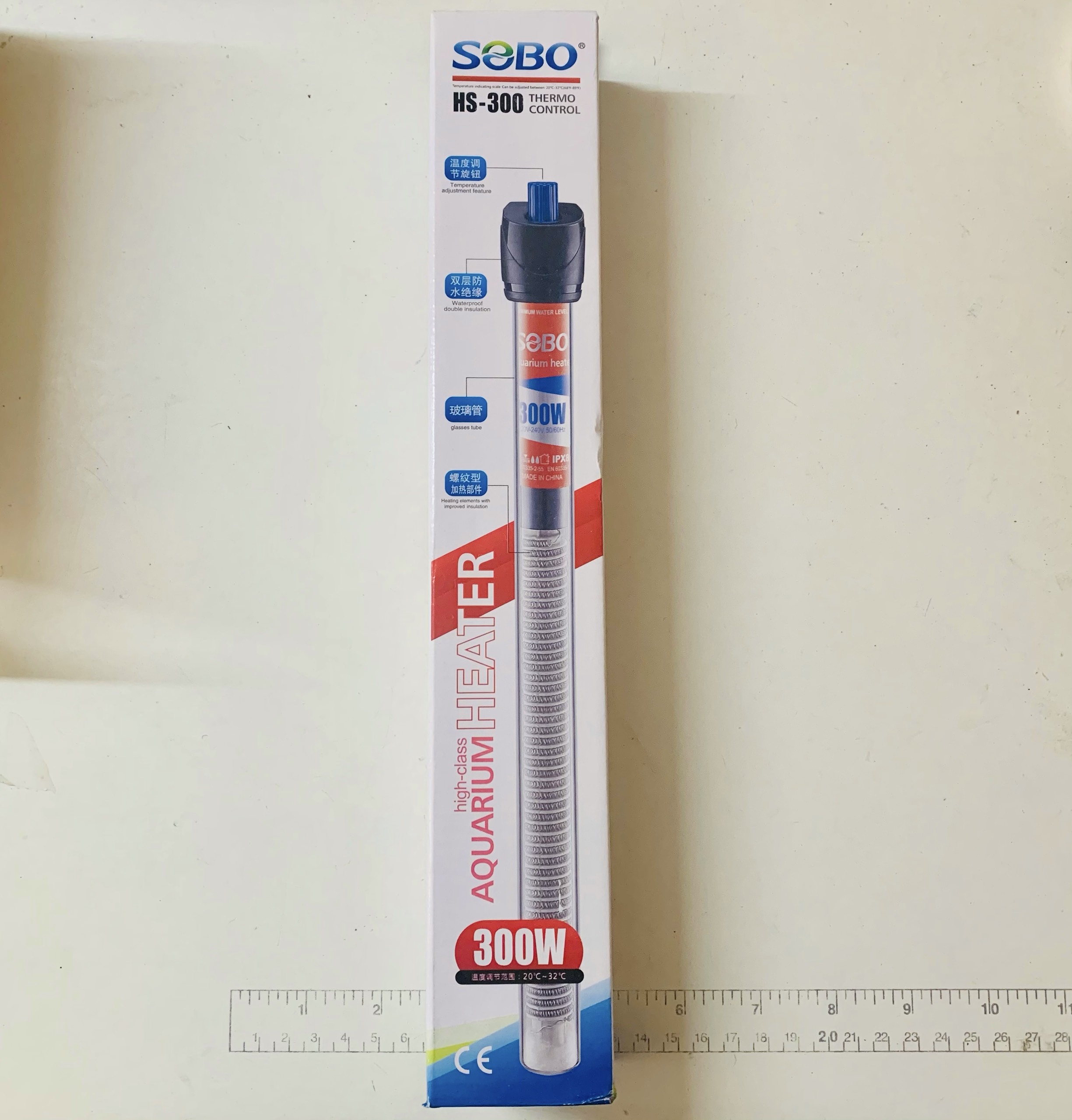 Máy sưởi/đèn sưởi ấm hồ cá 300w sobo hs-300