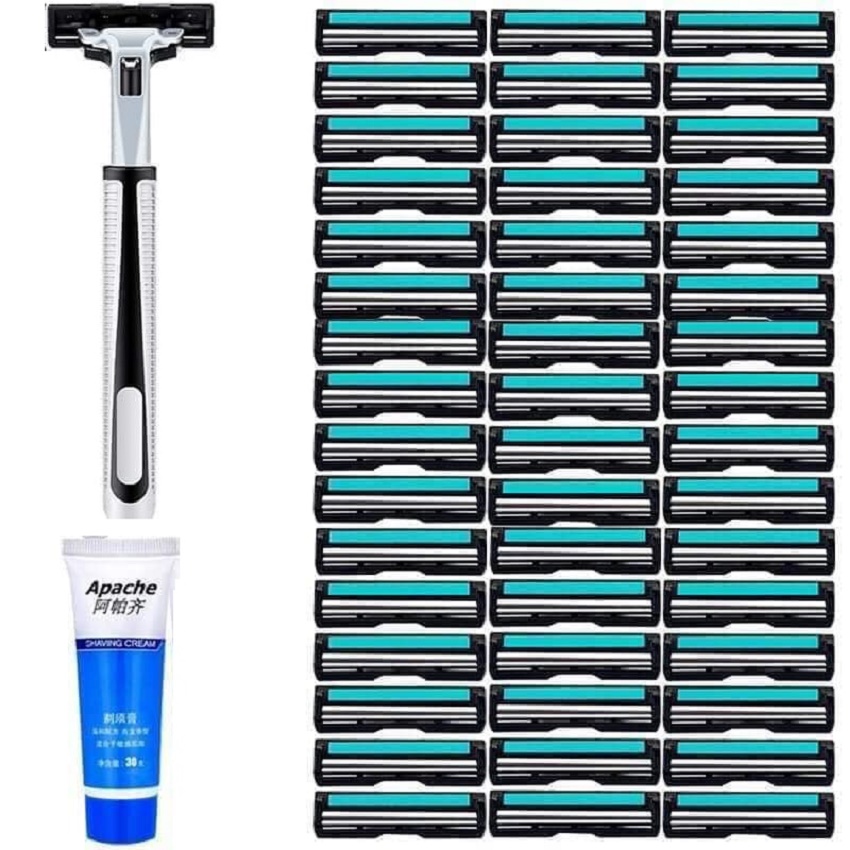 Dao cạo râu 36 bàn cạo + 1 tuýp kem cạo