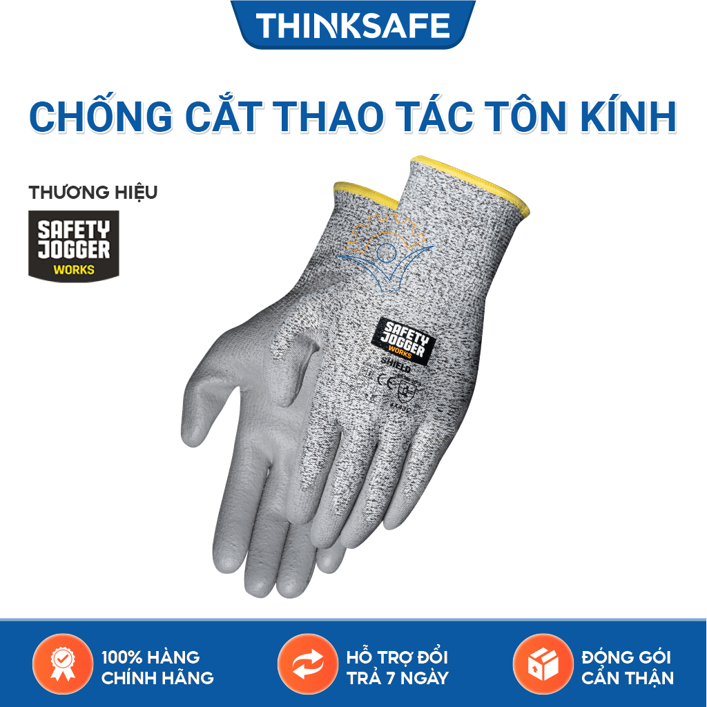 Găng tay chống cắt Jogger Shield - bao tay chống cắt cấp độ 5 - chống rách, bao tay bảo hộ lao động - Thinksafe