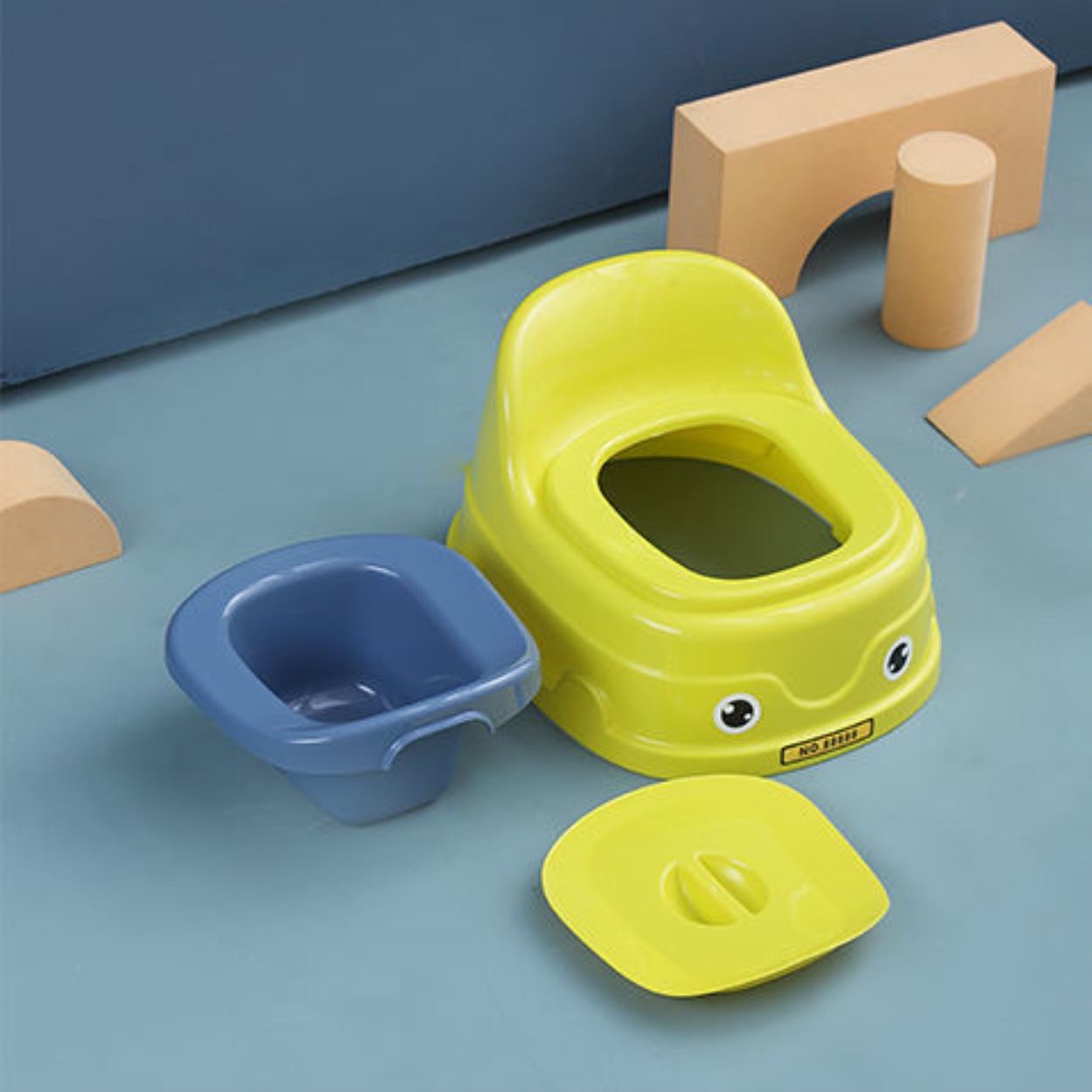 Hoạt hình bồn tiểu trẻ em bồn cầu di động toilet toilet bô vệ sinh cho bé