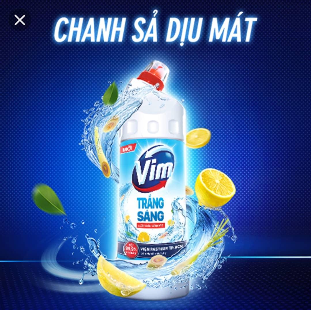 [HCM]combo 2 tẩy tolet vim hương chanh và sả 880ML