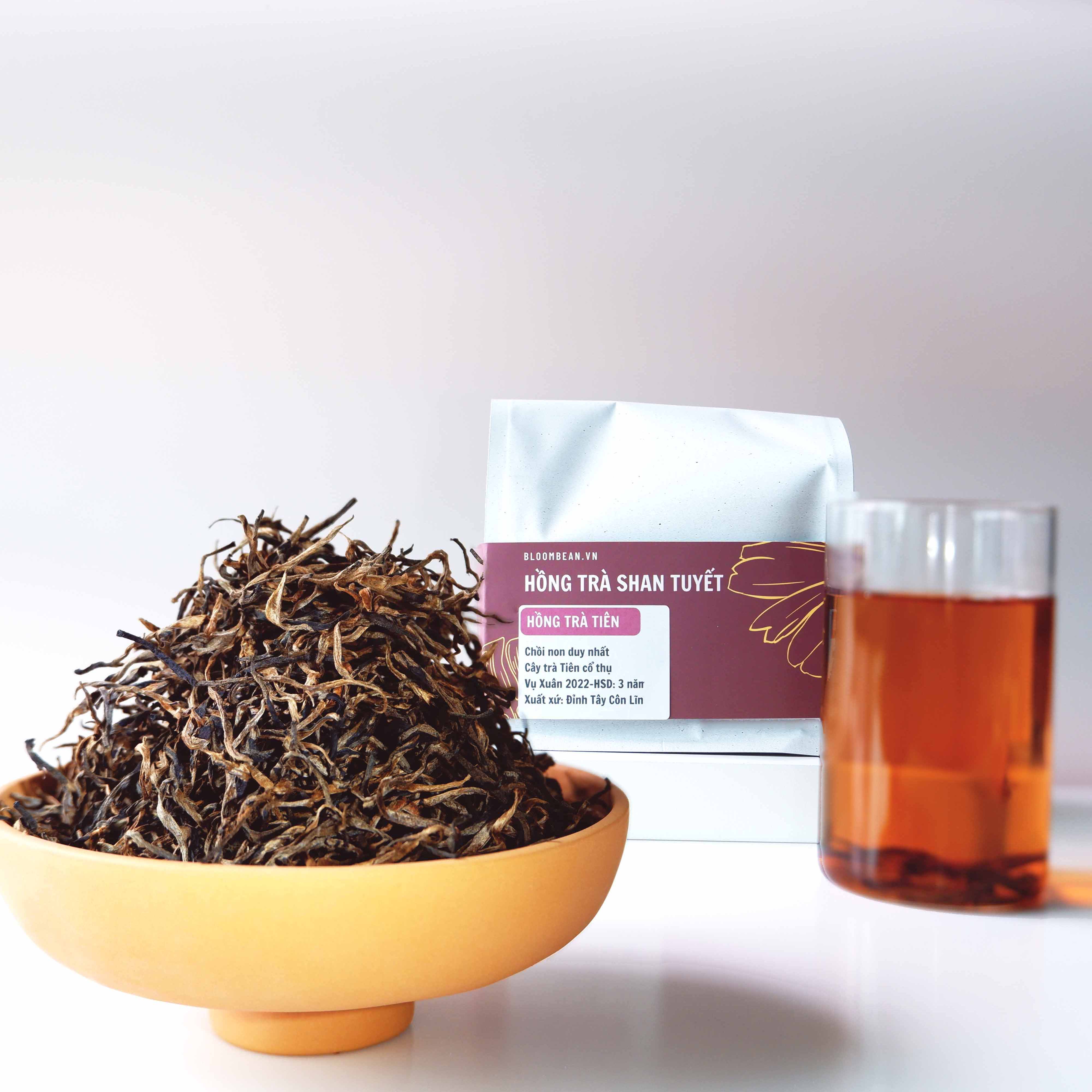 Hồng trà tiên - trà shan rừng tây côn lĩnh - trà hà giang cổ thụ - bloombean