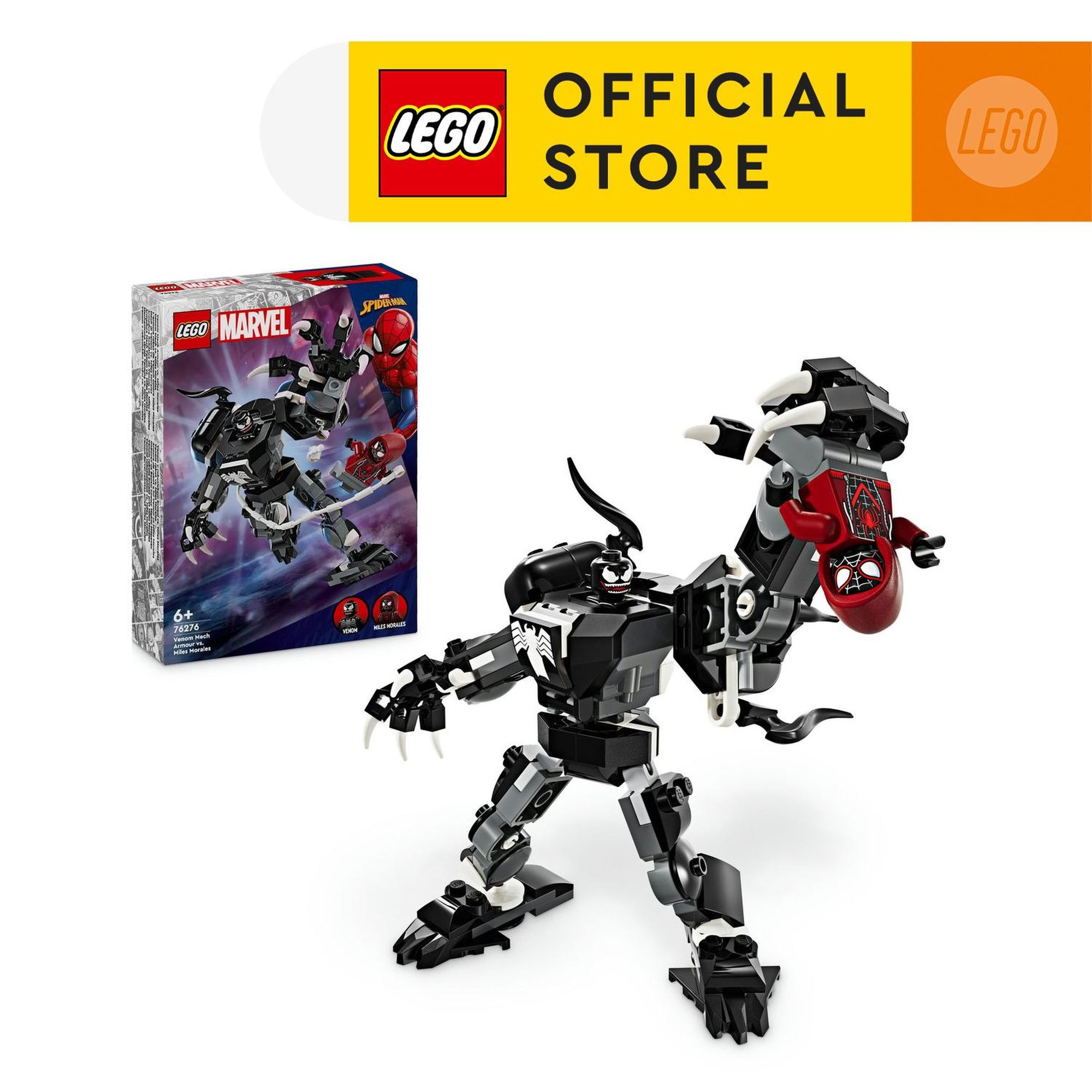  LEGO SUPER HEROES 76276 Đồ chơi lắp ráp Chiến giáp Venom  134 chi tiết  