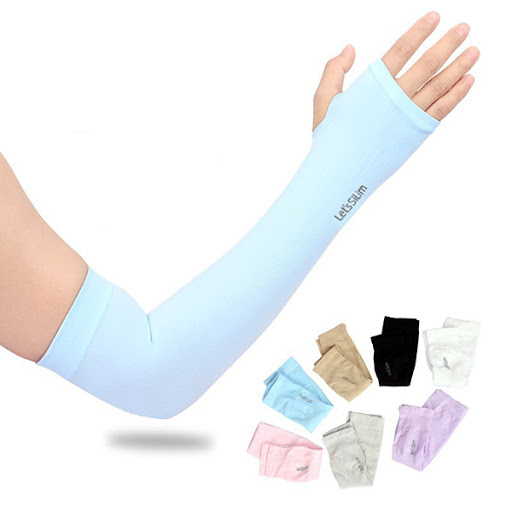 [HCM]GĂNG TAY CHỐNG NẮNG AQUA LET SLIM(NAM NỮ ĐỀU SỬ DỤNG ĐƯỢC) GĂNG TAY CHỐNG NẮNG XỎ NGÓN AQUA-X HÀN QUỐC - BAO TAY ĐI PHƯỢT LETSLIM SIÊU MÁT CHỐNG TIA UV - ỐNG TAY ĐI XE MÁY PHONG CÁCH