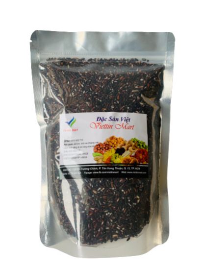 Túi 1KG Gạo Lức Tím Than Organic Thảo Dược
